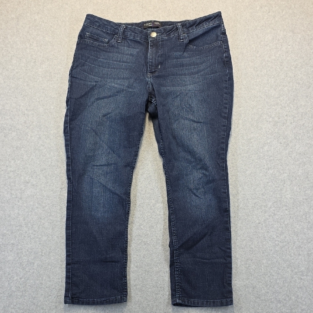 Riders by Lee Modern Fit Skinny Jeans Size 14P Dark Wash